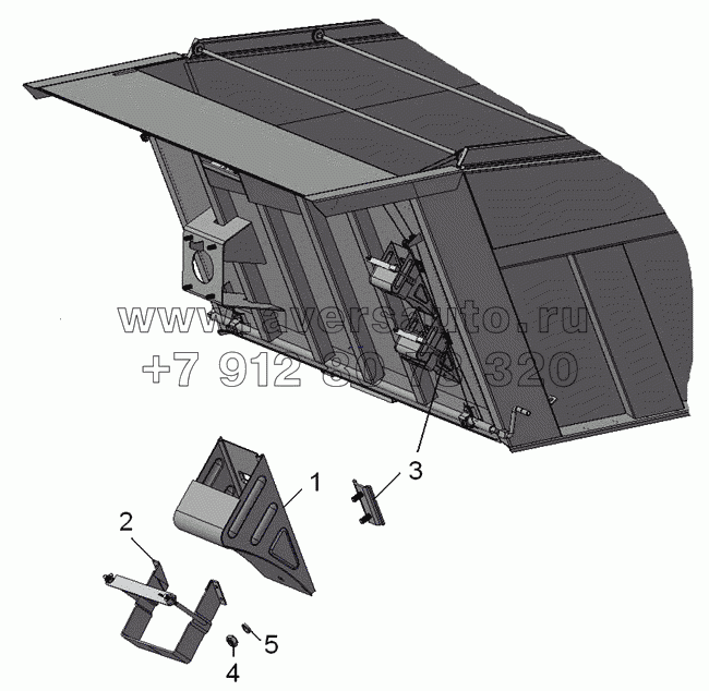 65115-3927002-80 Установка противооткатных упоров